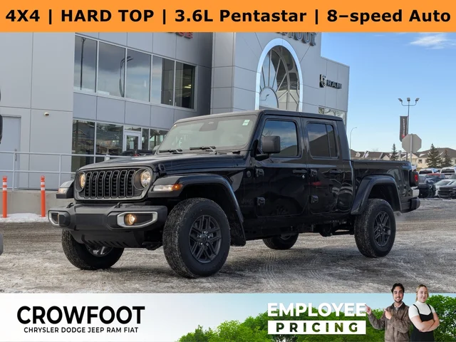 2026 Jeep Gladiator Sport S - - 4x4 - 12.3 Display - Freedom 3 Piece HT - Shift on the Fly 4x4 & More!