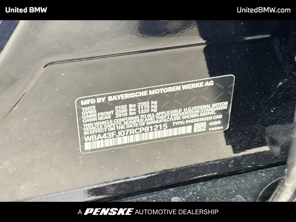 Certified Used 2024 Carbon Black Metallic BMW 530i image 22