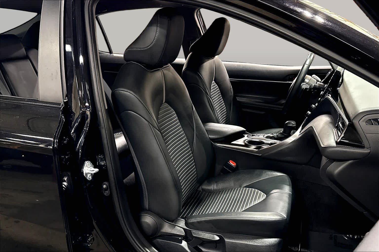 Used 2024 Midnight Black Metallic Toyota Hybrid SE Nightshade image 9