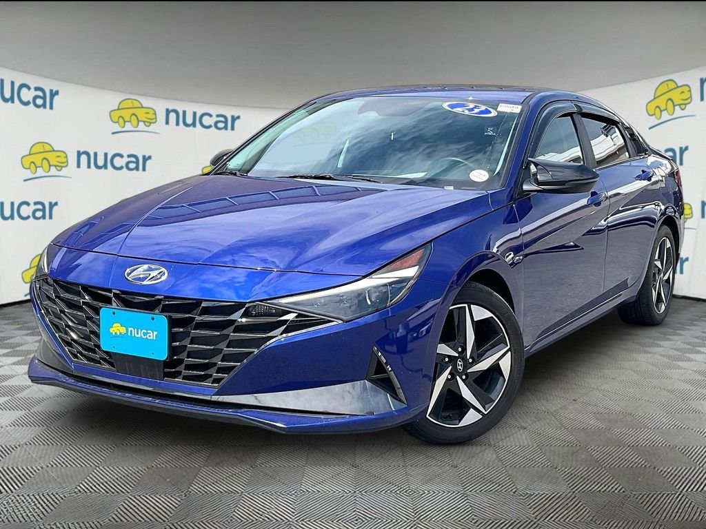 Used 2023 Blue Hyundai Limited image 3