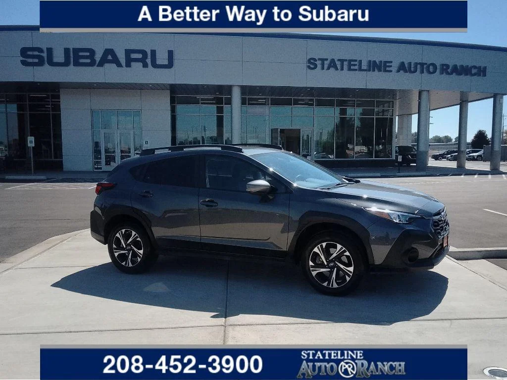 Used 2024 Magnetite Gray Metallic Subaru Premium image 1
