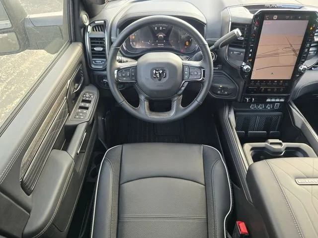 New 2026 Ceramic Gray Clearcoat Ram Limited Longhorn image 9