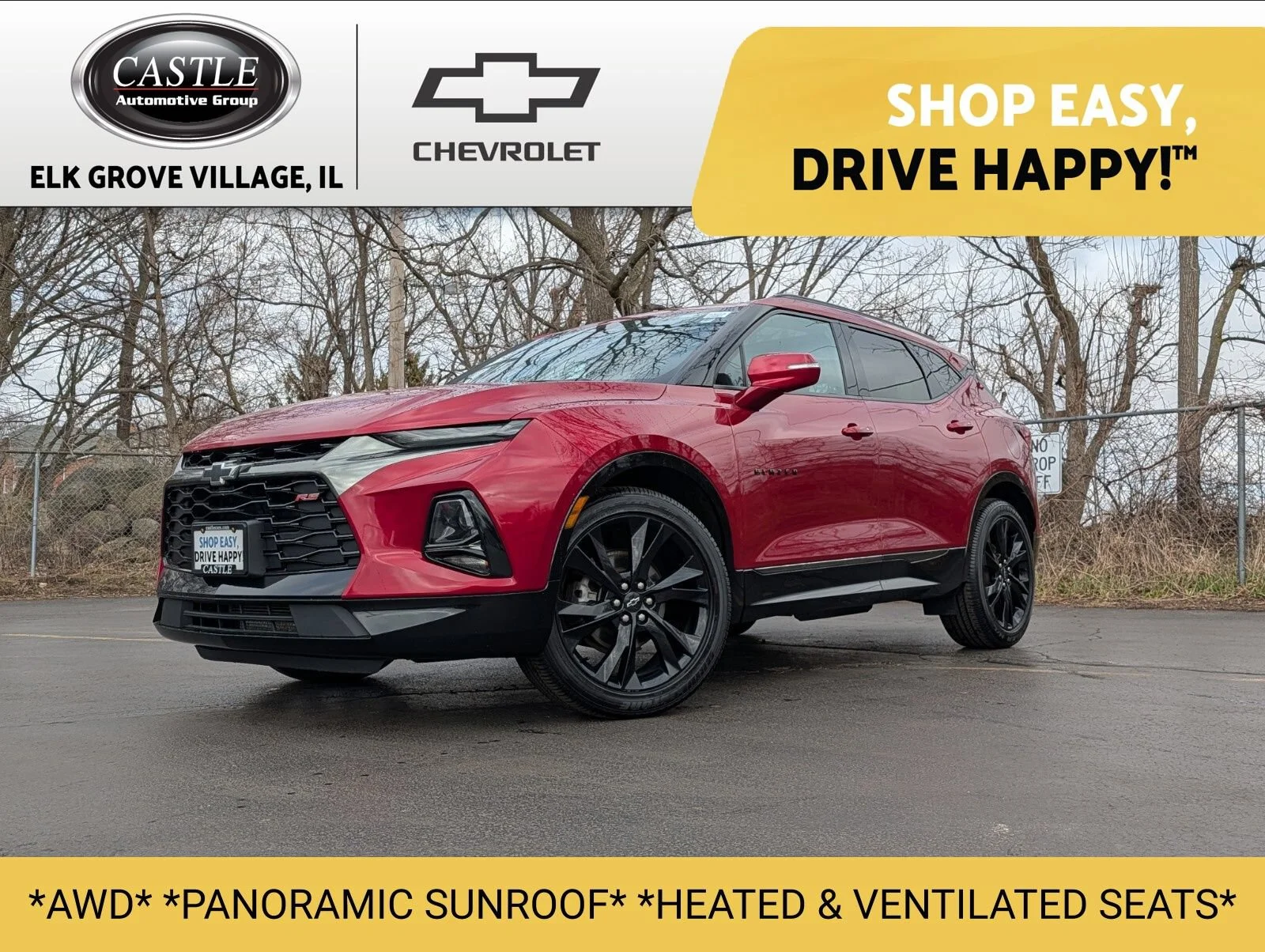 Used 2021 CHERRY RED TINTCOAT Chevrolet RS image 1