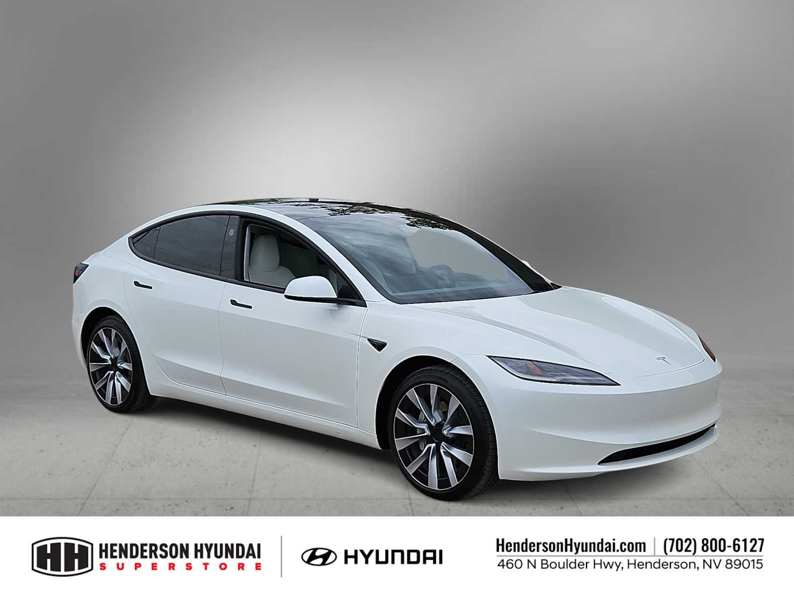 Used 2025 Tesla Model 3 Long Range with VIN 5YJ3E1EAXSF984624 for sale in Henderson, NV