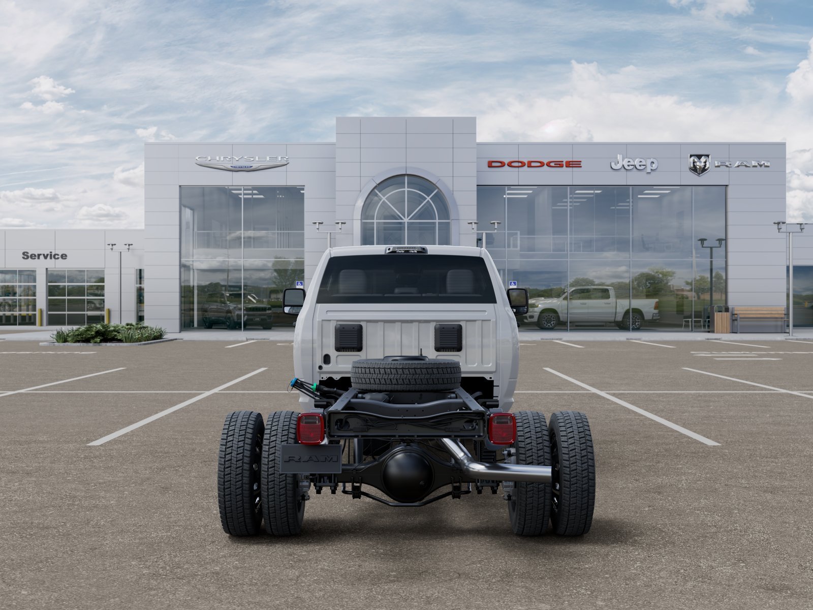 New 2026 Bright White Clear-Coat Exterior Paint RAM Tradesman image 7