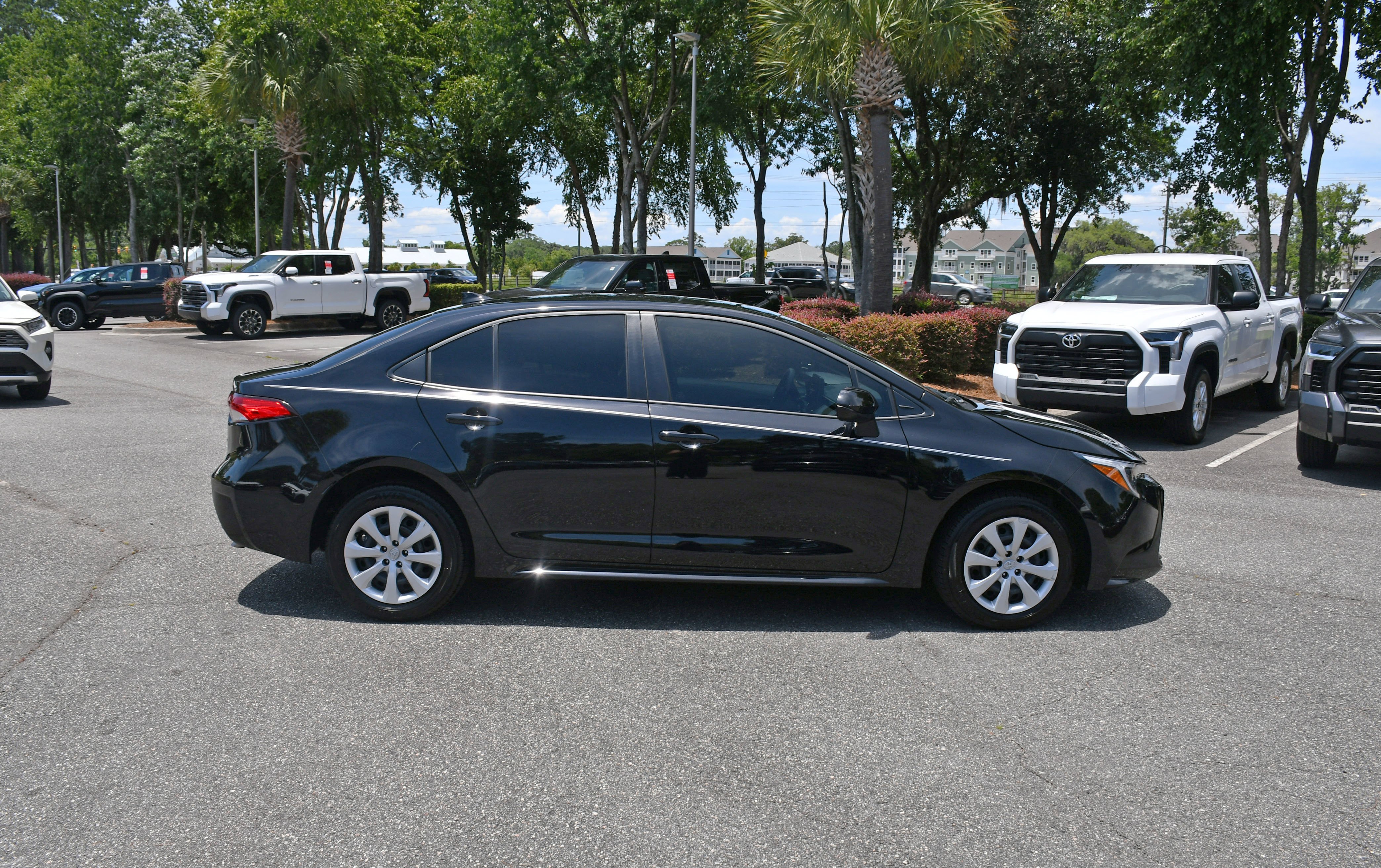 Used 2025 Black Toyota LE image 4