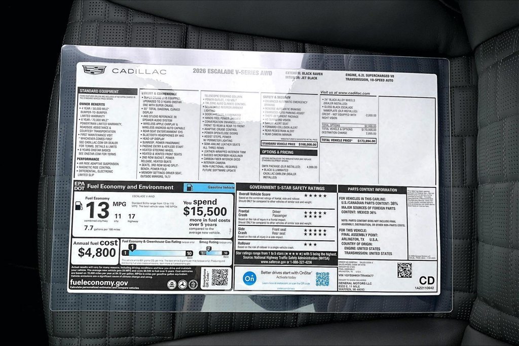 2026 Cadillac Escalade V-Series - Photo 14