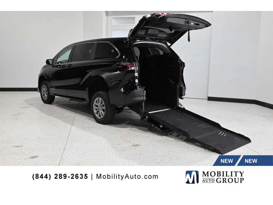New 2026 BLACK Toyota LE Mobility Handicap Van image 1