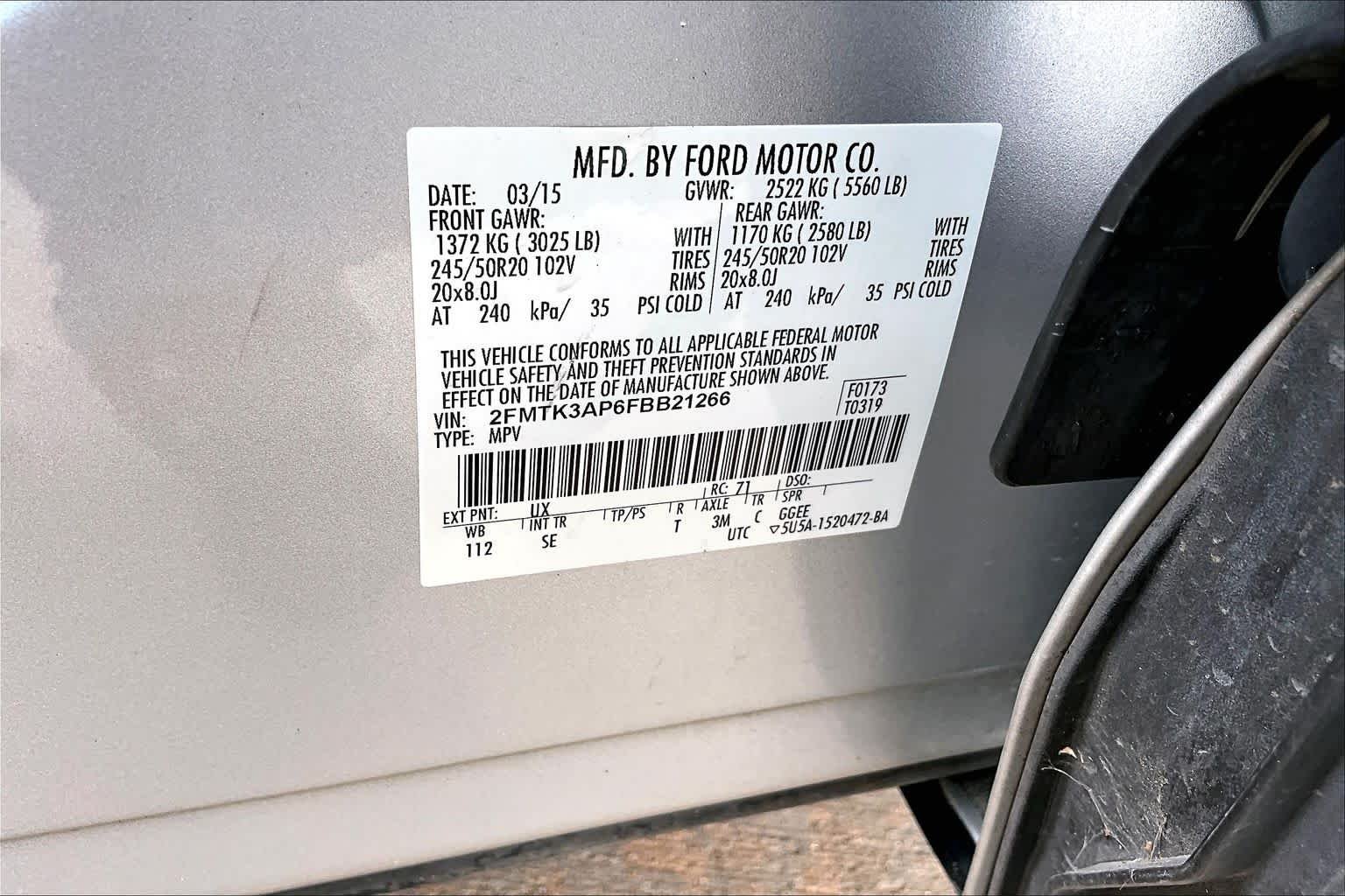 Used 2015 Ingot Silver Metallic Ford Sport image 36