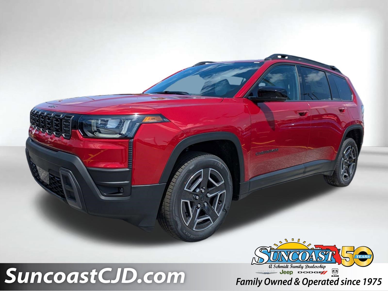 New 2026 Red Hot Pearl-Coat Exterior Paint Jeep Limited image 1