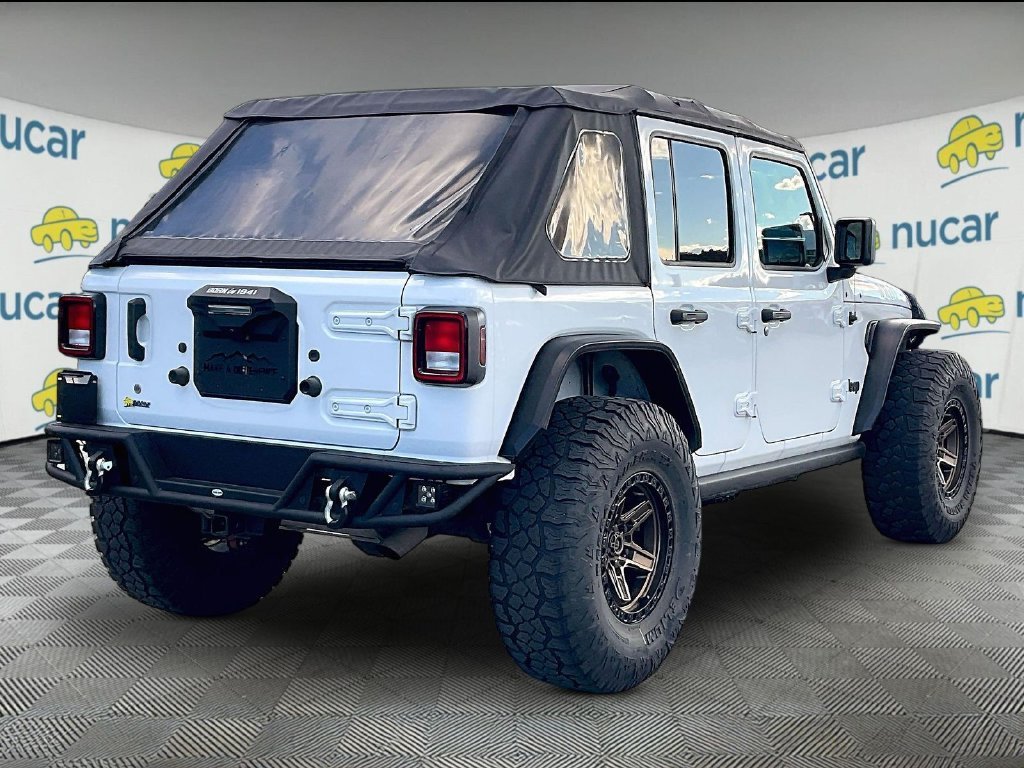 Used 2021 Bright White Clearcoat Jeep Unlimited Willys image 6