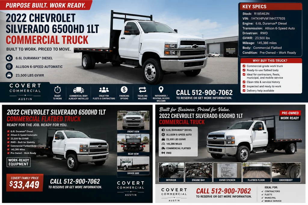 2022 Chevrolet Silverado 4500 Medium Duty Chassis Cab