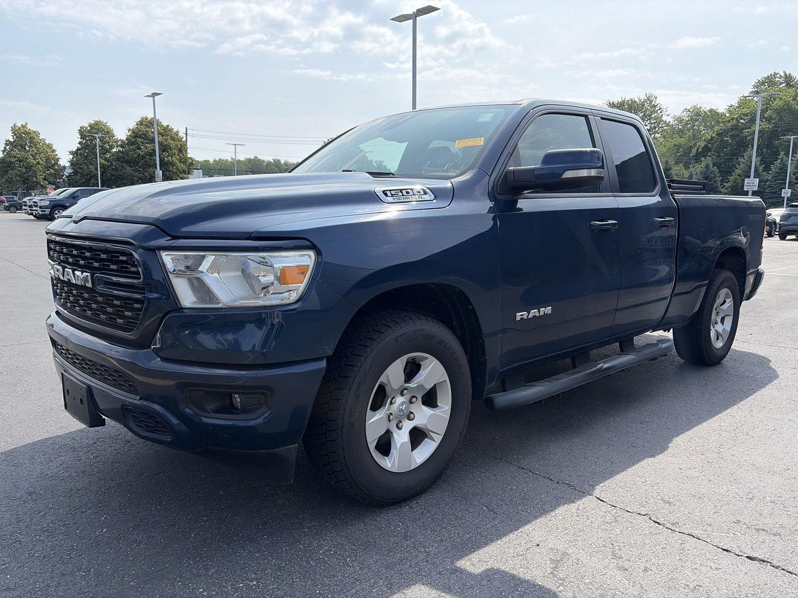 Used 2022 Patriot Blue Pearlcoat Ram Big Horn image 3