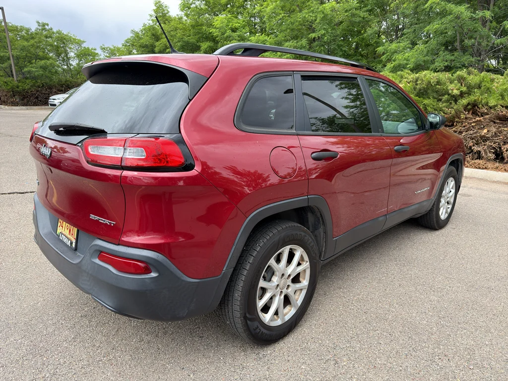 Used 2017 Deep Cherry Red Crystal Pearlcoat Jeep Sport image 19