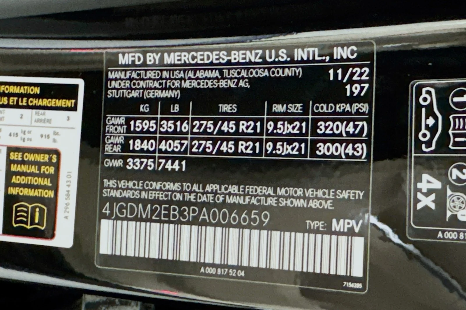 Certified Used 2023 Obsidian Black Metallic Mercedes-Benz 450 image 25