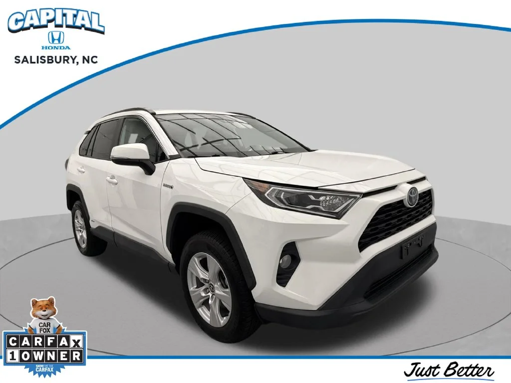 White 2021 Toyota RAV4 Hybrid XLE SUV Raleigh NC