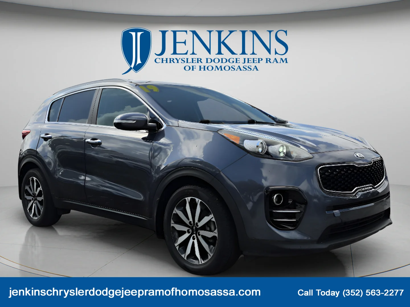 Used 2019 Blue Kia EX image 12