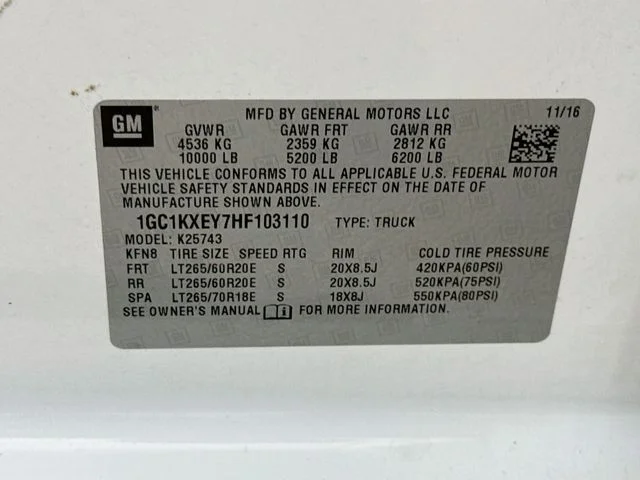Used 2017 White Chevrolet High Country image 34