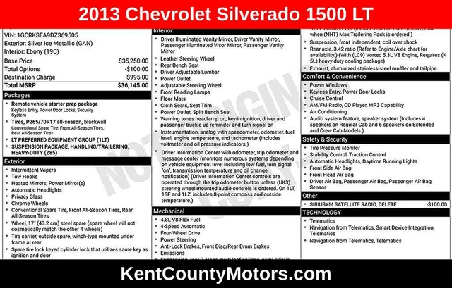 2013 Chevrolet Silverado 1500 LT