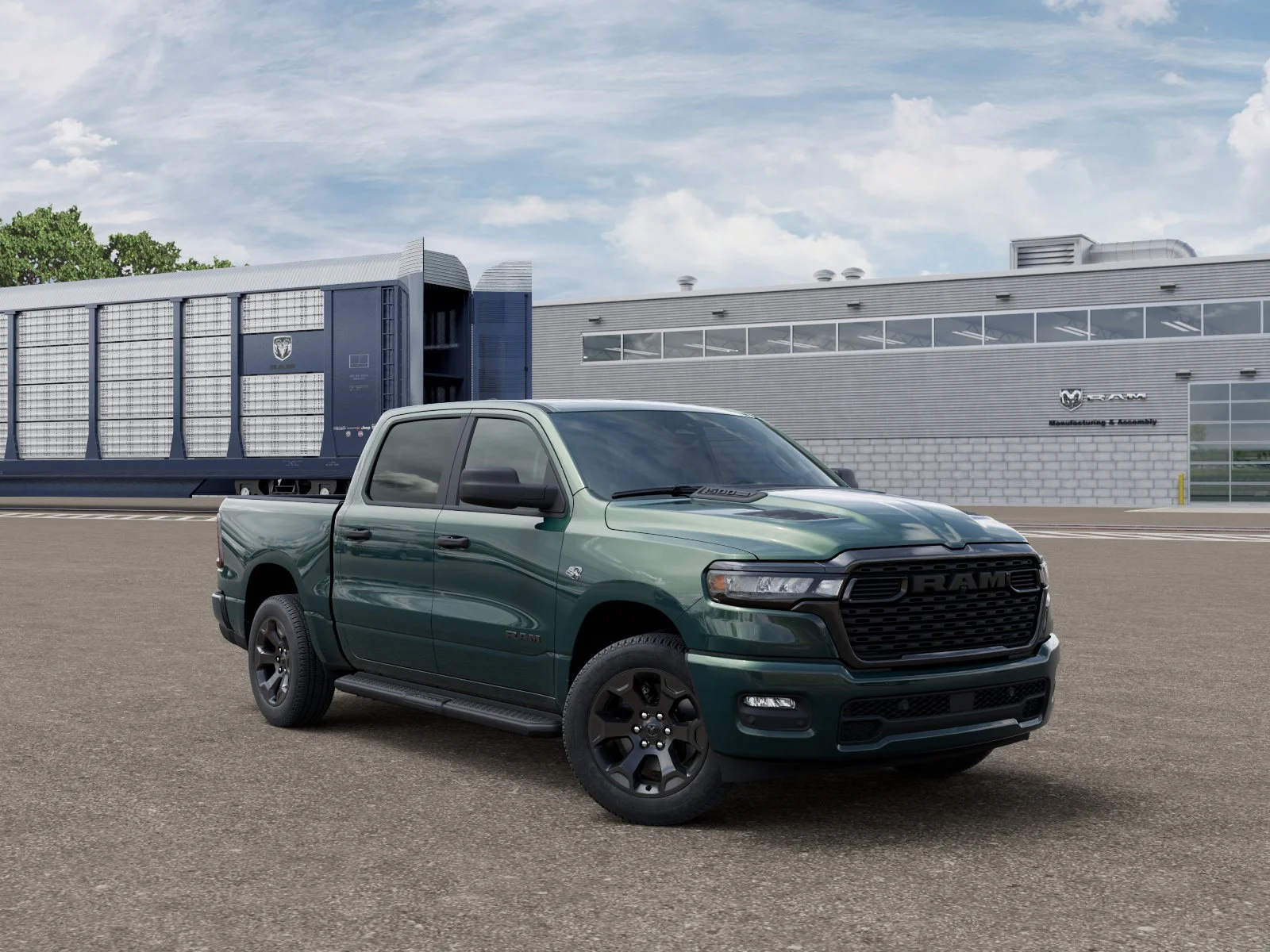 New 2026 Serrano-Green Metallic Exterior Paint RAM  image 3