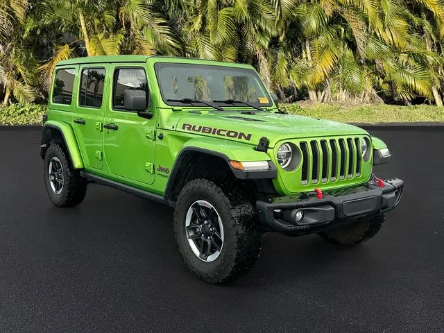 Used 2019 Green Jeep Unlimited Rubicon image 2