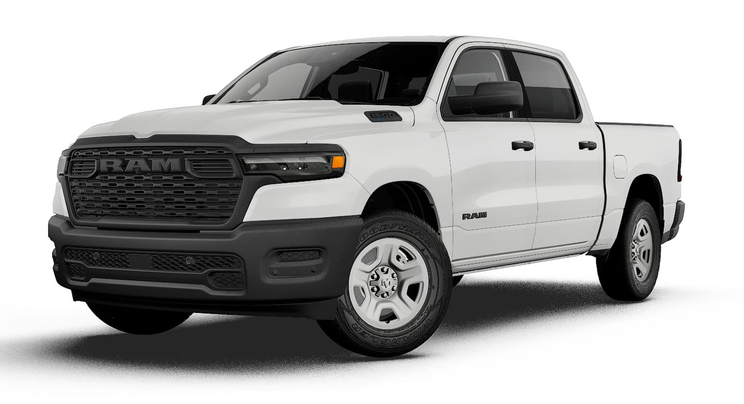 New 2027 Bright White Clear-Coat Exterior Paint RAM TRADESMAN image 1