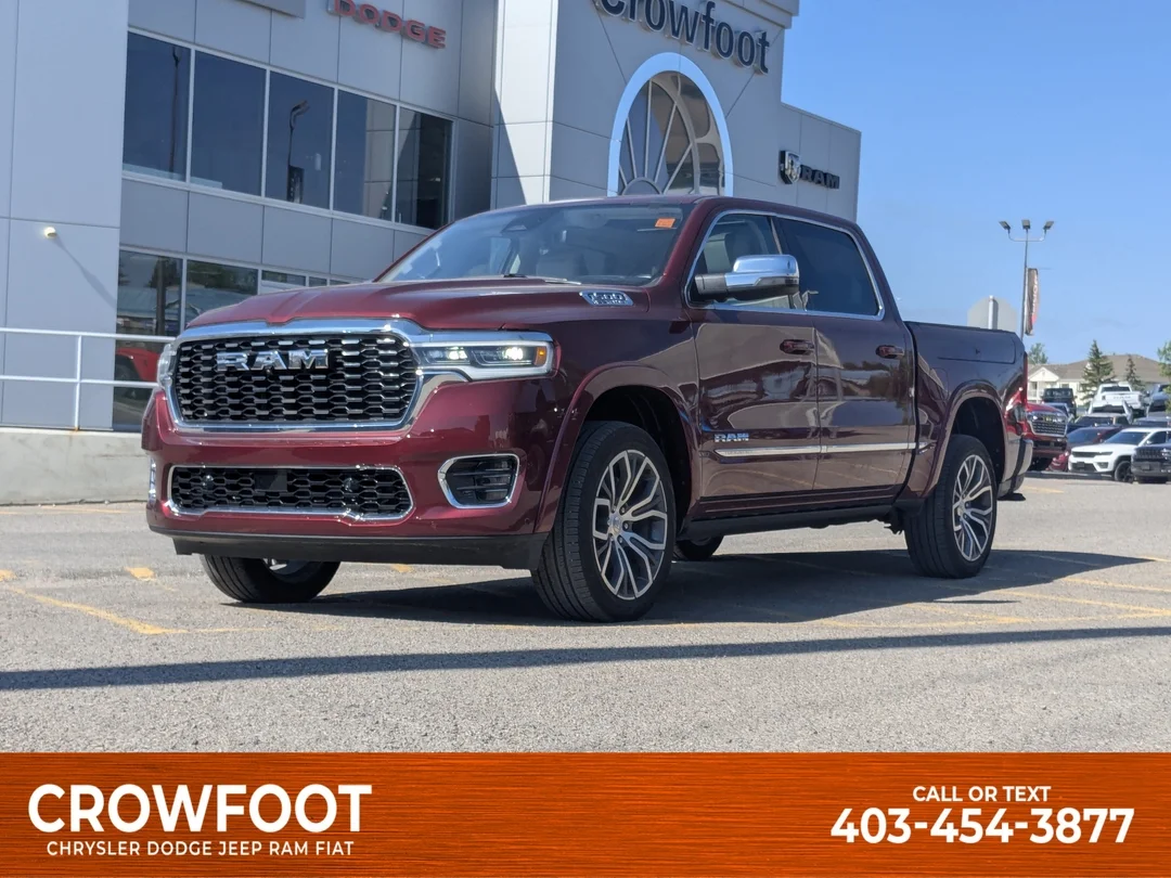 Certified Used 2025 Red RAM Tungsten - - 4x4 - Indigo Sea Salt Leather - Bed Utility Grp - Trailer Pkg & More! image 1