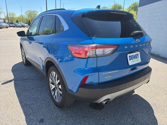 Used 2021 Blue Metallic Ford Titanium image 3