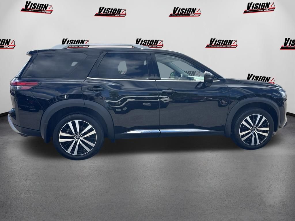 Certified Used 2024 Black Nissan Platinum image 4
