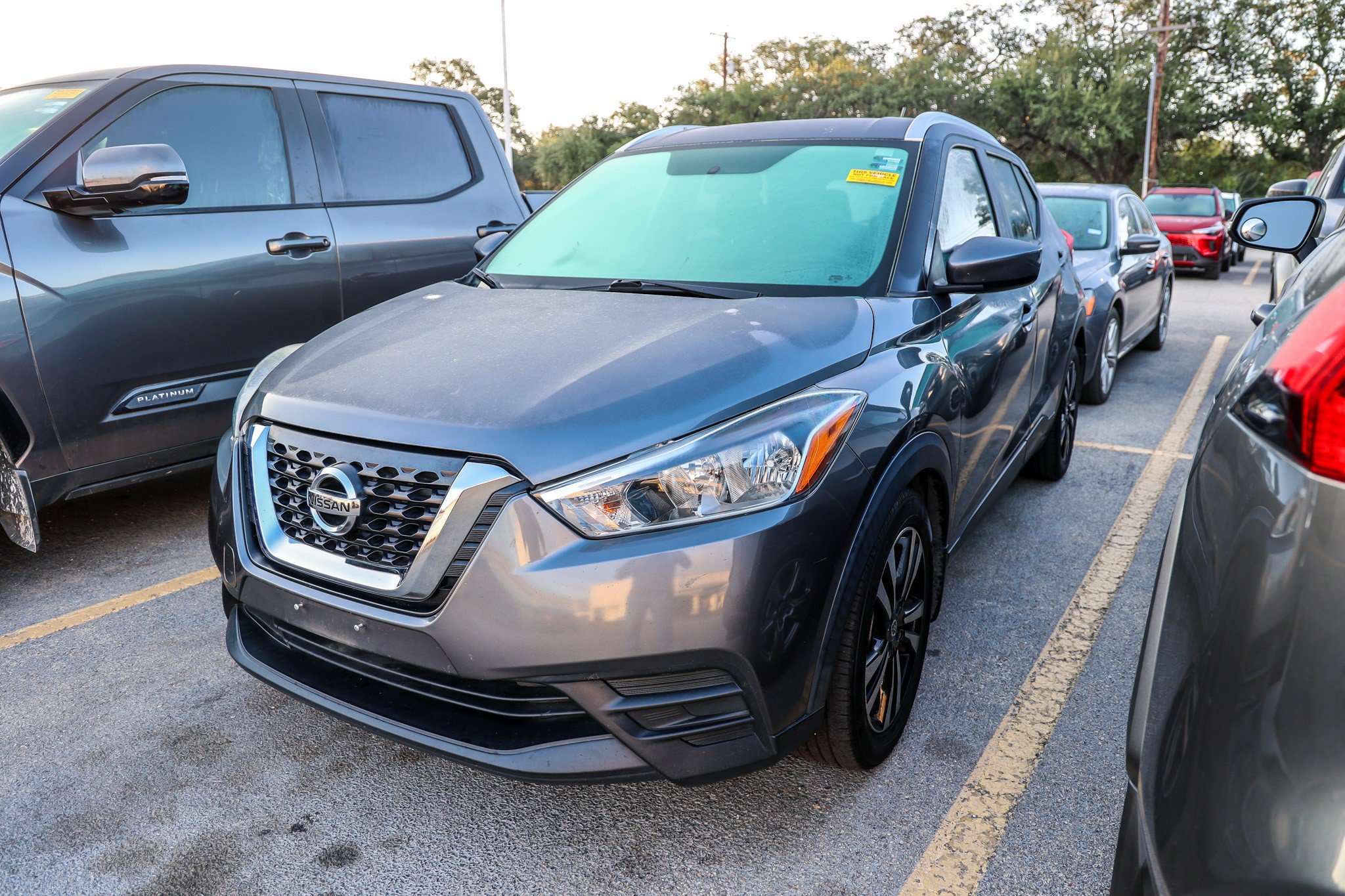 Used 2019 Gun Metallic Nissan SV image 1
