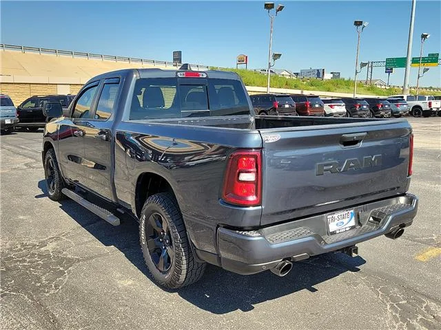 Used 2025 Forged Blue Metallic RAM Tradesman 4x2 Quad Cab 140.5 in. WB image 3