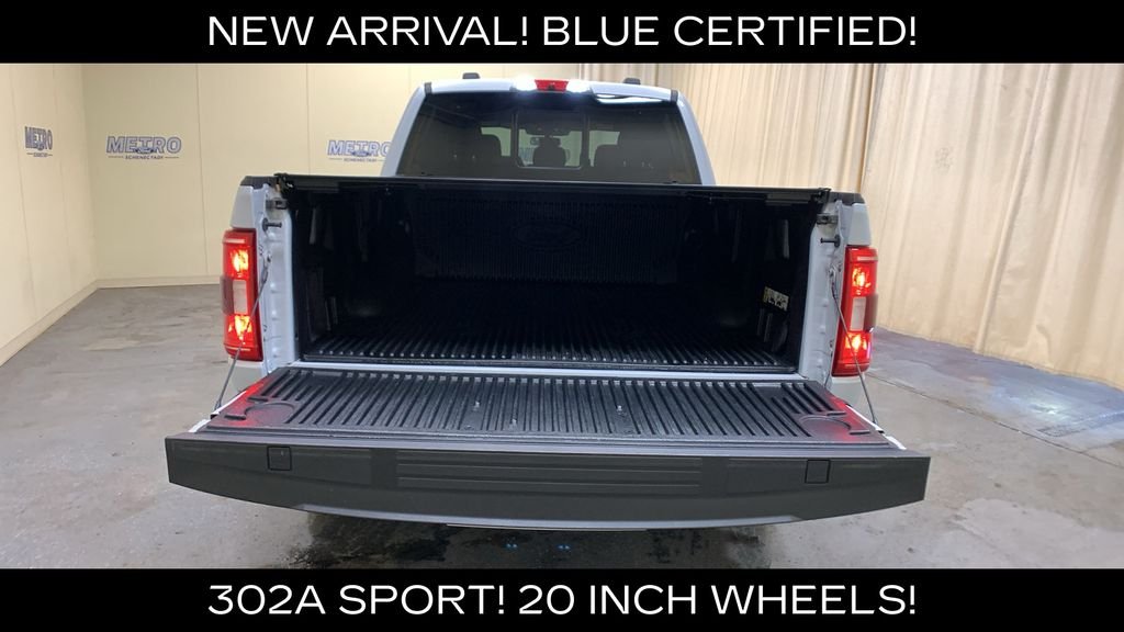 Certified Used 2022 White Metallic Ford XLT image 22
