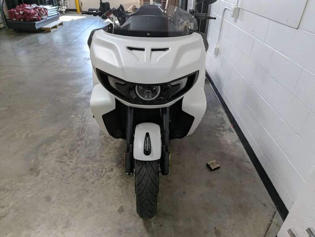 Used 2020 GHOST WHITE Indian Motorcycle Dark Horse White Smoke image 16