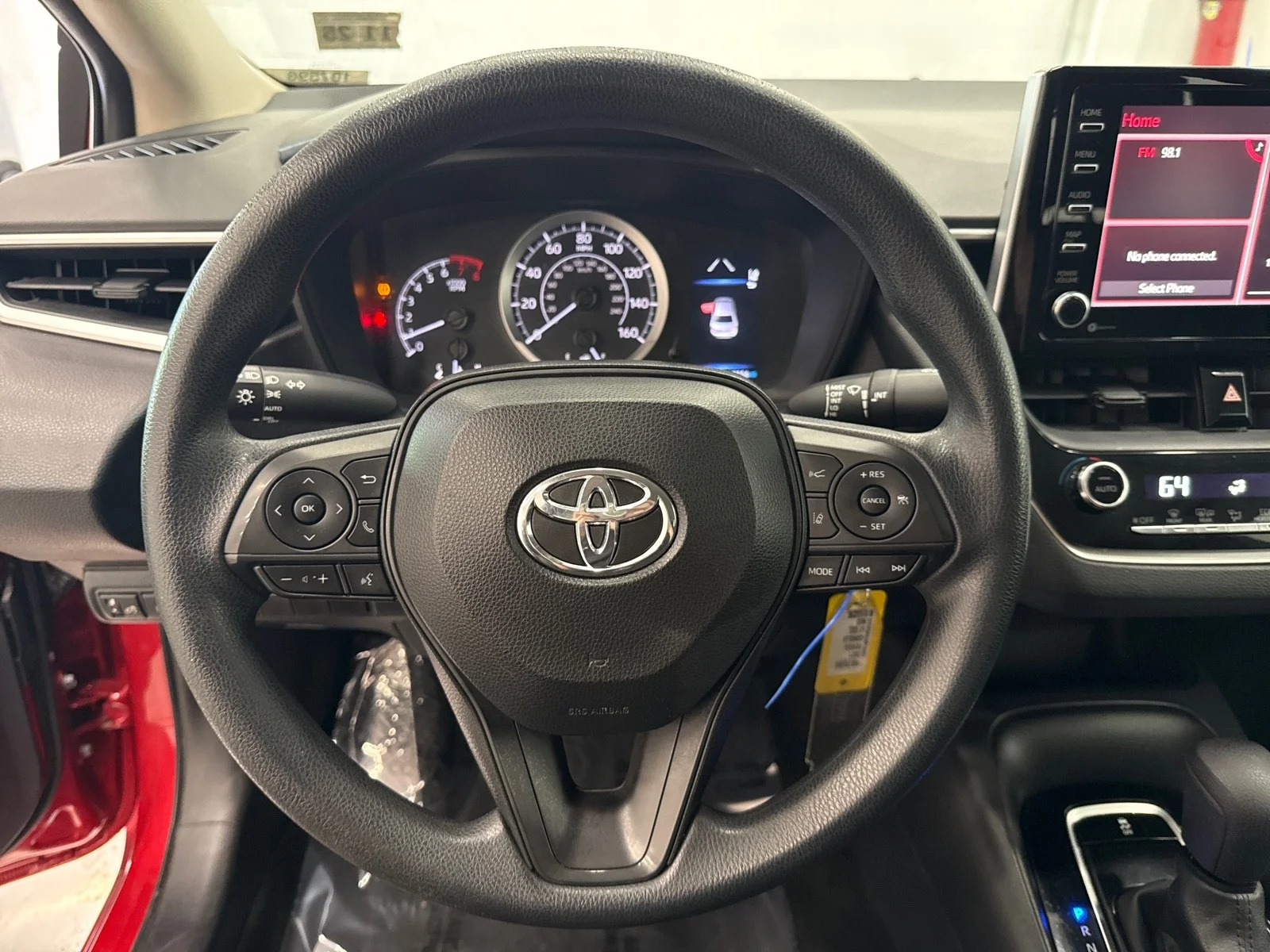 Used 2021 Barcelona Red Metallic Toyota LE image 24