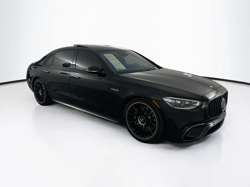 Used 2025 Black Mercedes-Benz S 63 E AMG® image 3