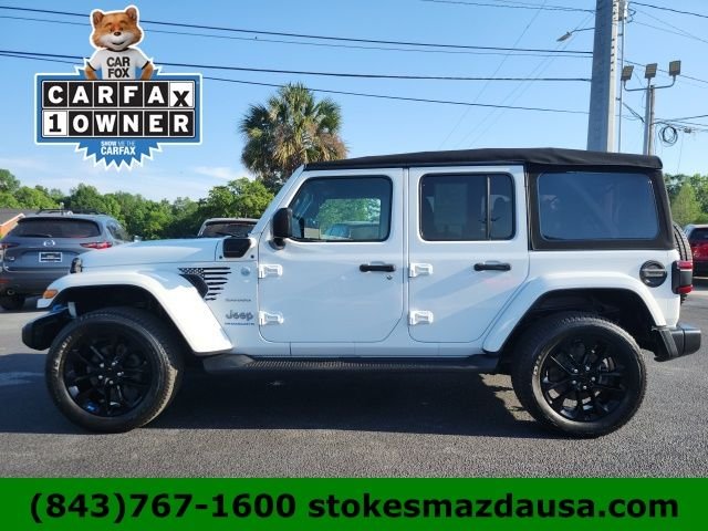 Used 2023 White Jeep Sahara 4xe image 10