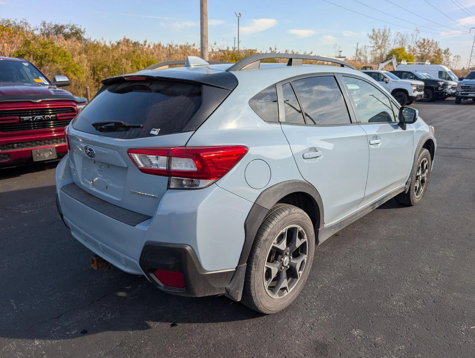 Used 2018 Cool Gray Khaki Subaru Premium image 7