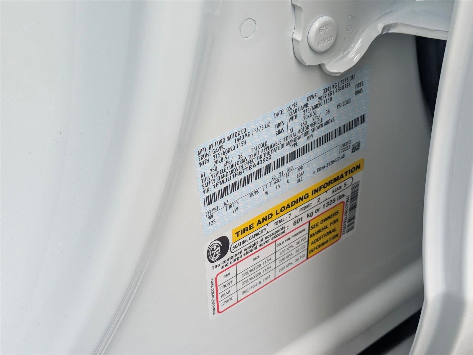 New 2026 Star White Metallic Tri-Coat Ford Active image 37