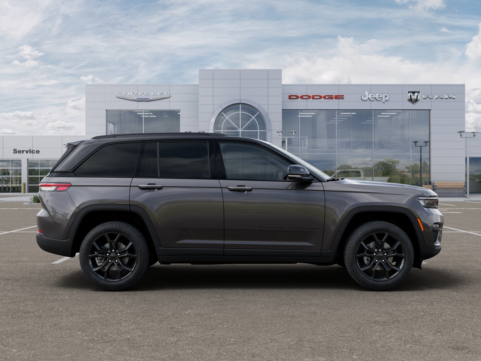 New 2025 Baltic Gray Metallic Clear-Coat Exterior Paint Jeep Limited image 43