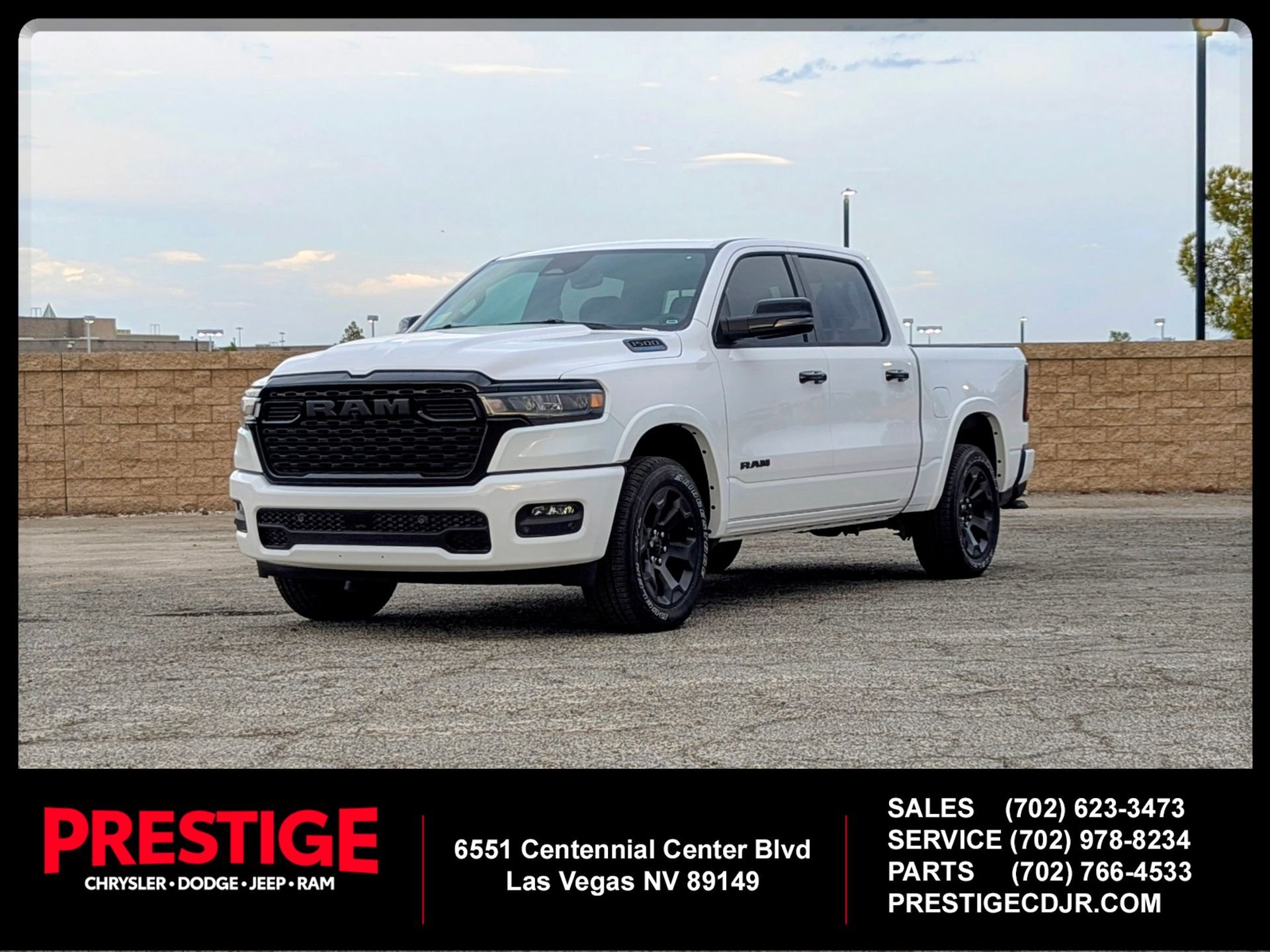 New 2026 Bright White Clearcoat RAM Big Horn/Lone Star image 1