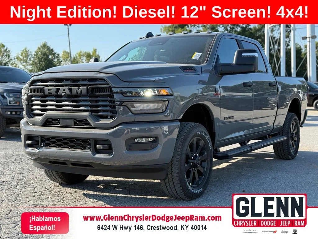 New 2027 Ceramic Gray Clear-Coat Exterior Paint RAM Big Horn image 1