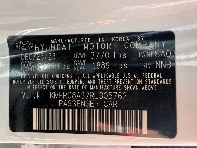 Certified Used 2024 Lunar White Hyundai Limited image 43