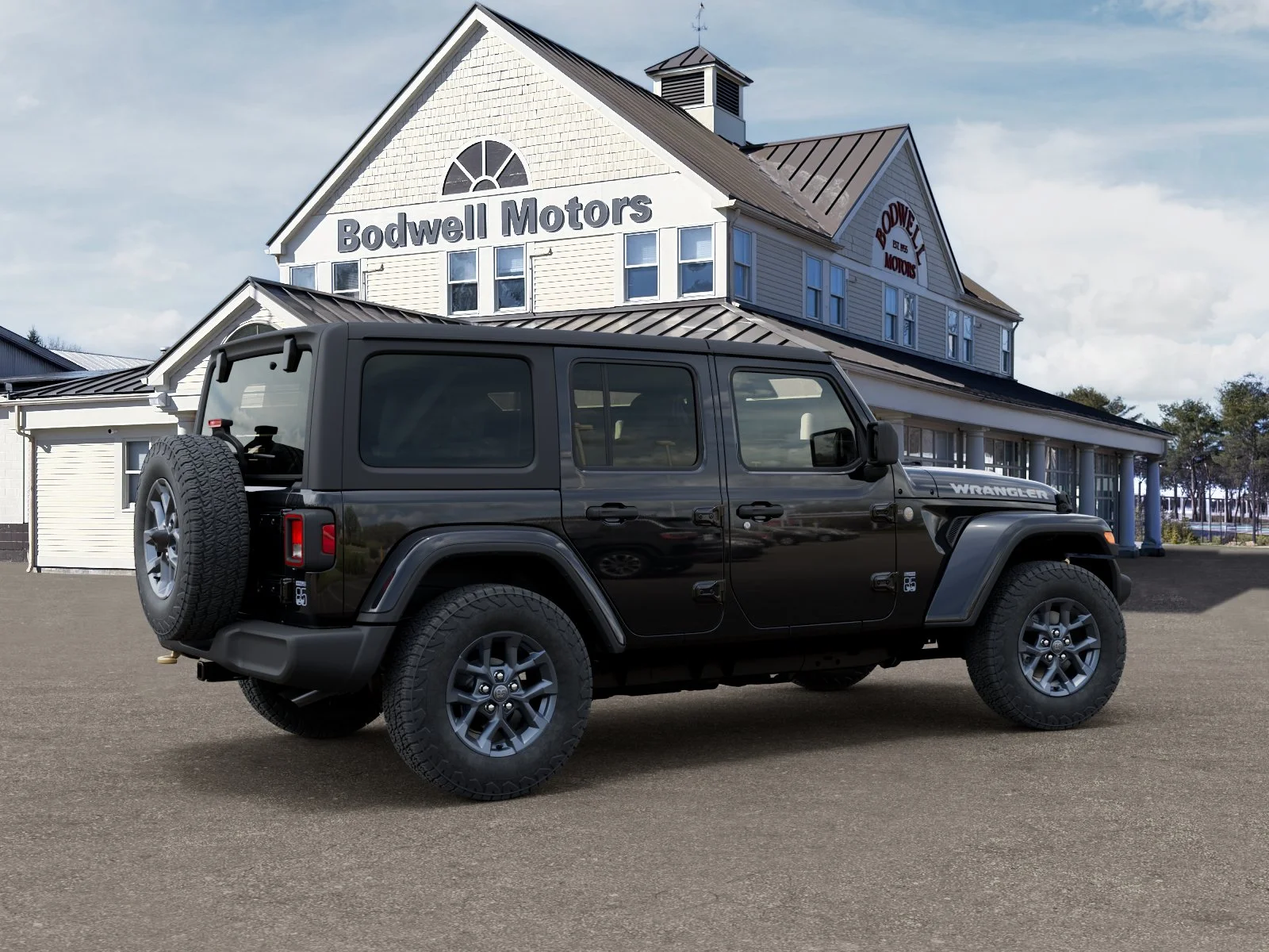 New 2026 Black Clear-Coat Exterior Paint Jeep 4-Door 85th Anniversary Edition image 30