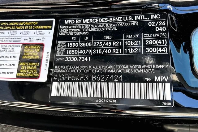 New 2026 Mercedes-Benz GLS GLS 450 4D Sport Utility 4MATIC
