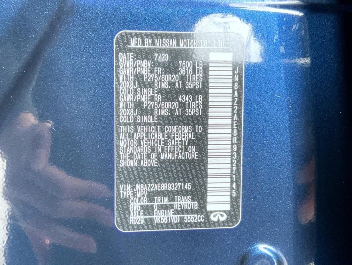 Used 2024 Blue INFINITI LUXE image 28