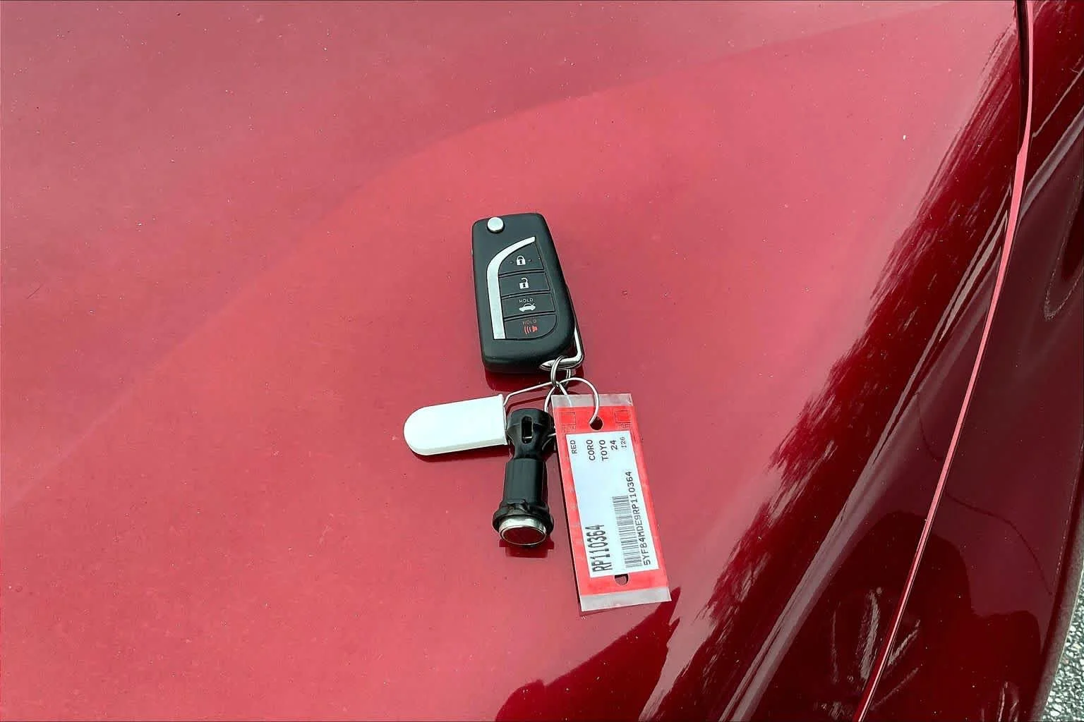Used 2024 Ruby Flare Pearl Toyota LE image 14