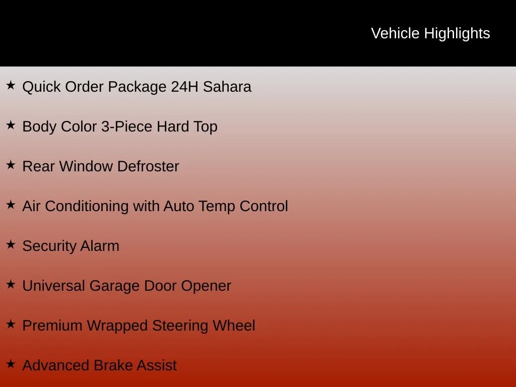New 2026 Mojito Exterior Paint Jeep Sahara image 3
