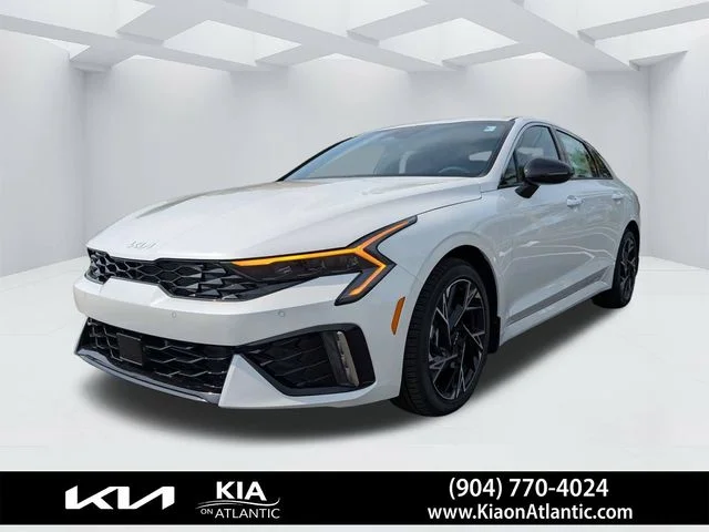 New 2026 Snow White Pearl Kia GT-Line FWD image 7