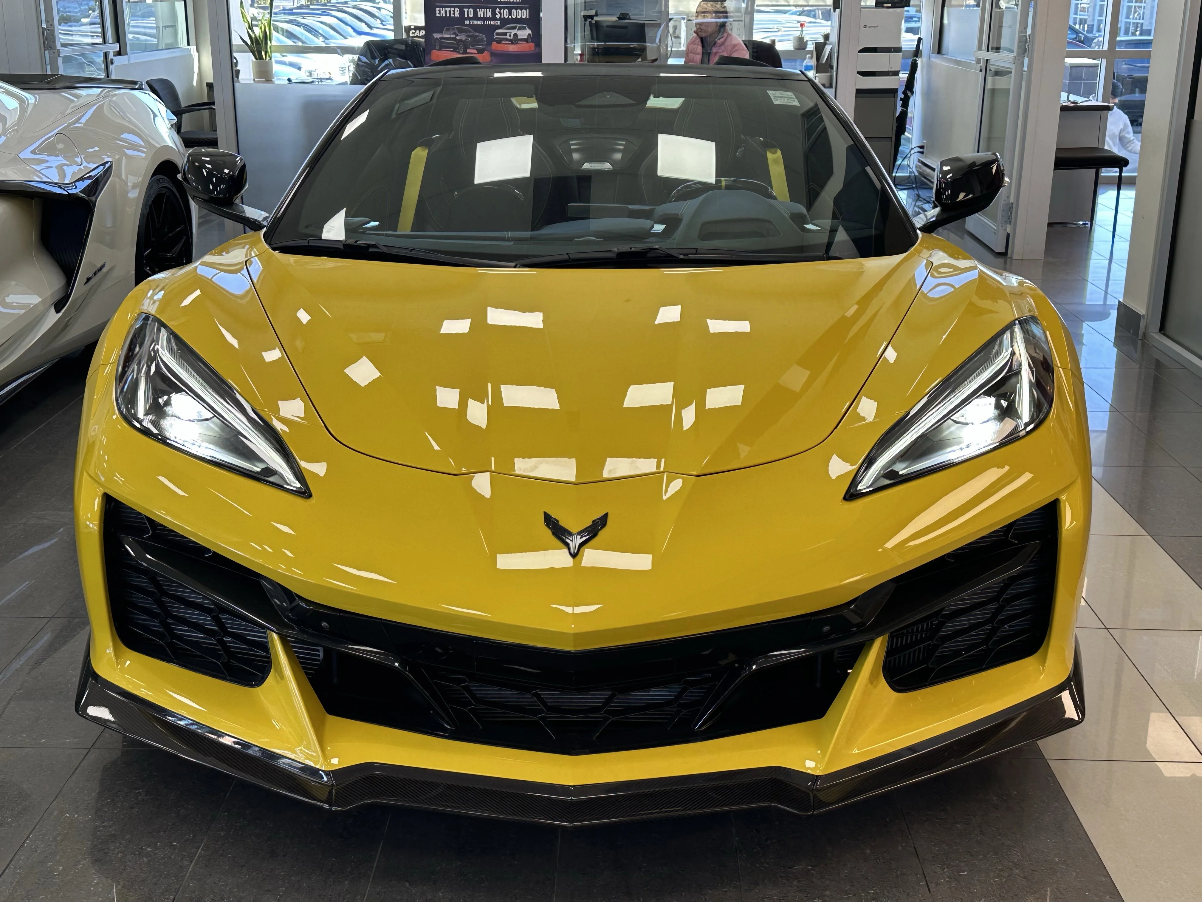 New 2025 Competition Yellow Tintcoat Metallic Chevrolet 3LZ E-Ray image 2