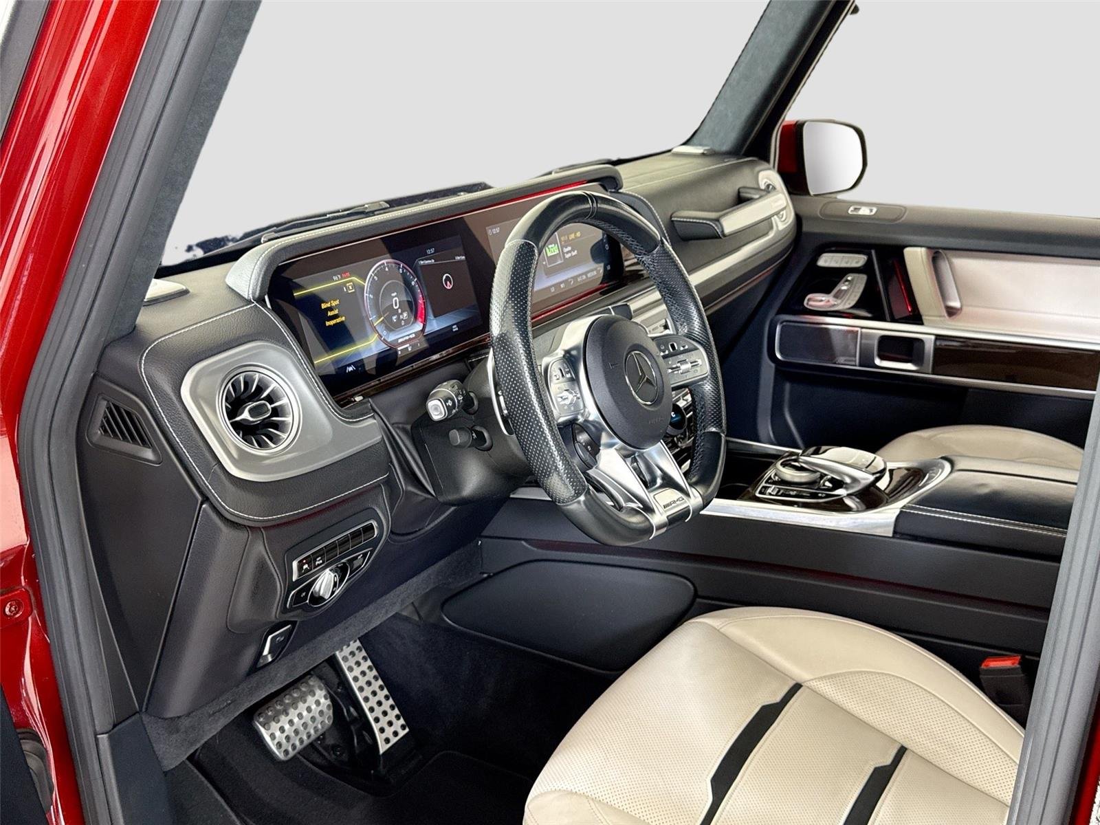 Used 2021 designo Cardinal Red Metallic Mercedes-Benz AMG® G 63 | Brabus Widebody image 15
